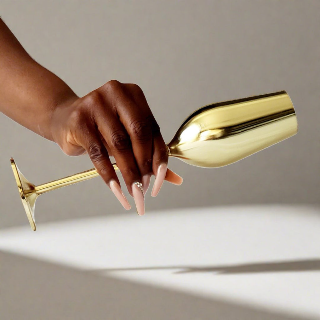 Gold Unbreakable Stainless Steel Flutes-4