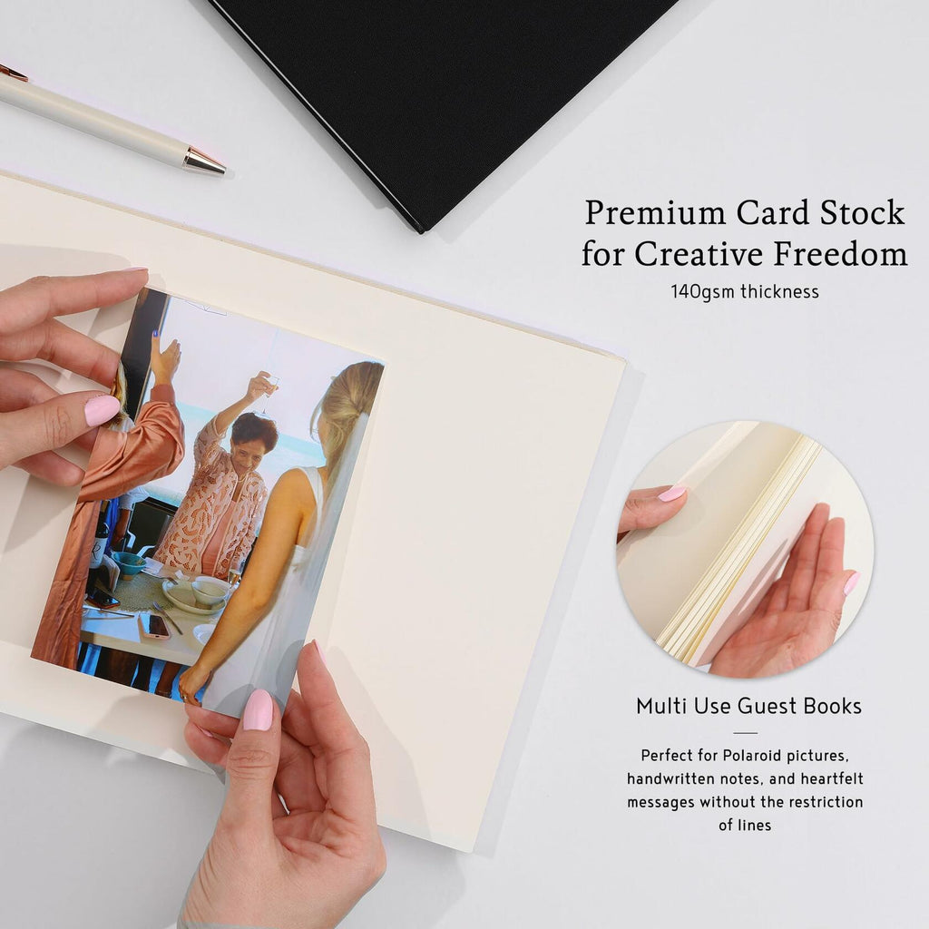 Classic Linen Guest Book