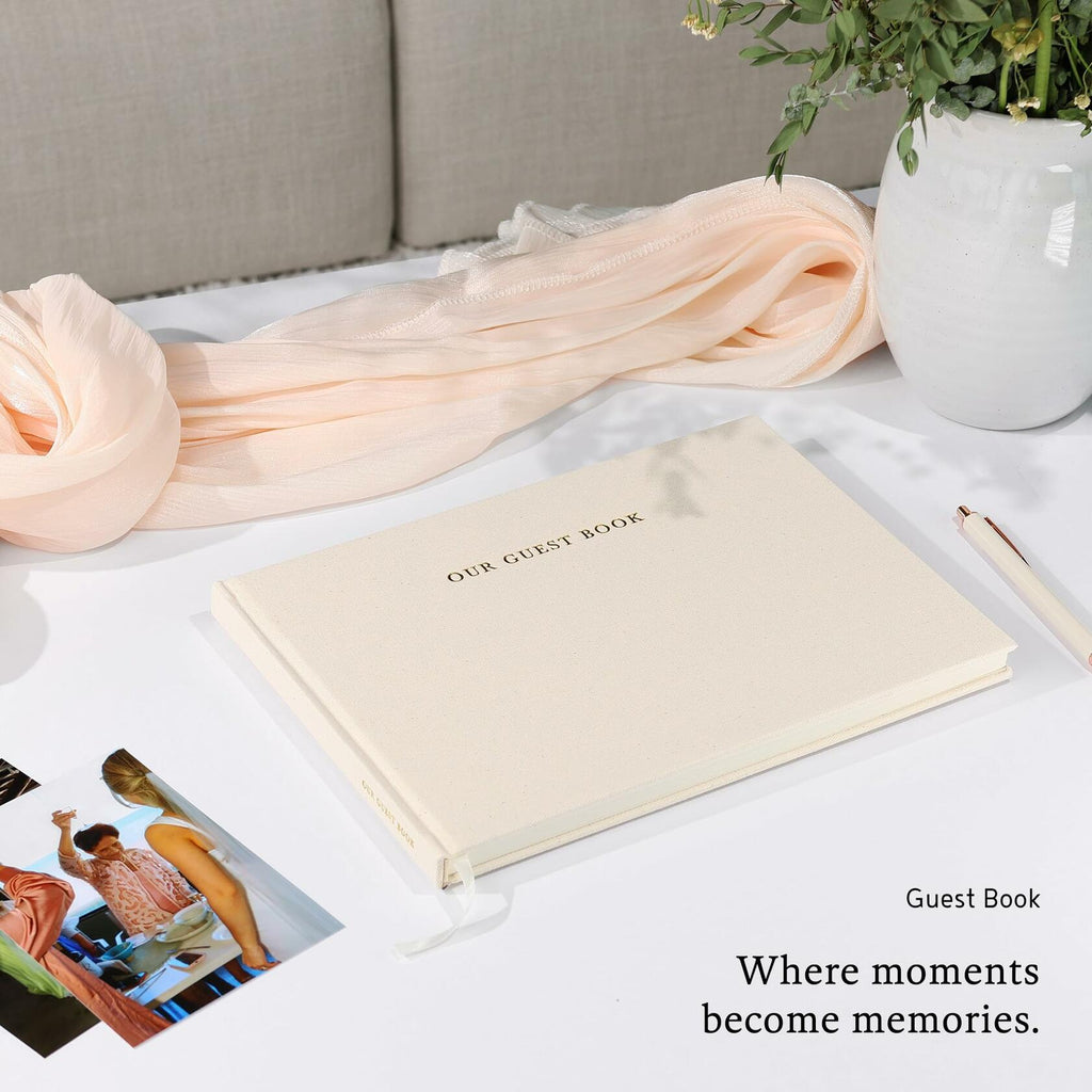 Classic Linen Guest Book